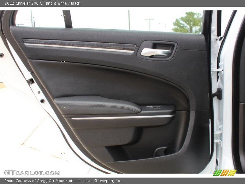 Bright White / Black 2012 Chrysler 300 C