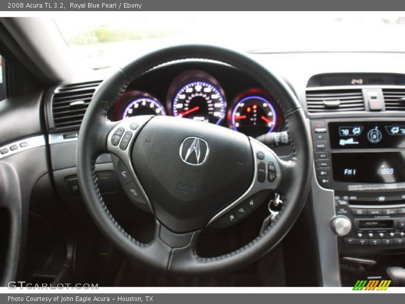 Royal Blue Pearl / Ebony 2008 Acura TL 3.2