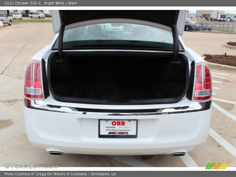 Bright White / Black 2012 Chrysler 300 C