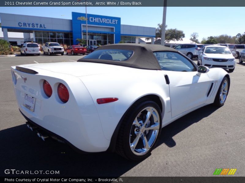 Arctic White / Ebony Black 2011 Chevrolet Corvette Grand Sport Convertible