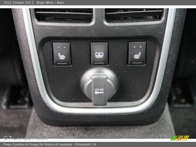 Bright White / Black 2012 Chrysler 300 C