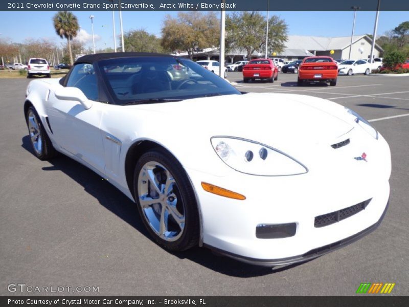 Front 3/4 View of 2011 Corvette Grand Sport Convertible