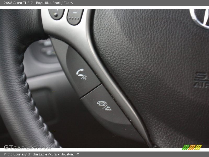 Royal Blue Pearl / Ebony 2008 Acura TL 3.2
