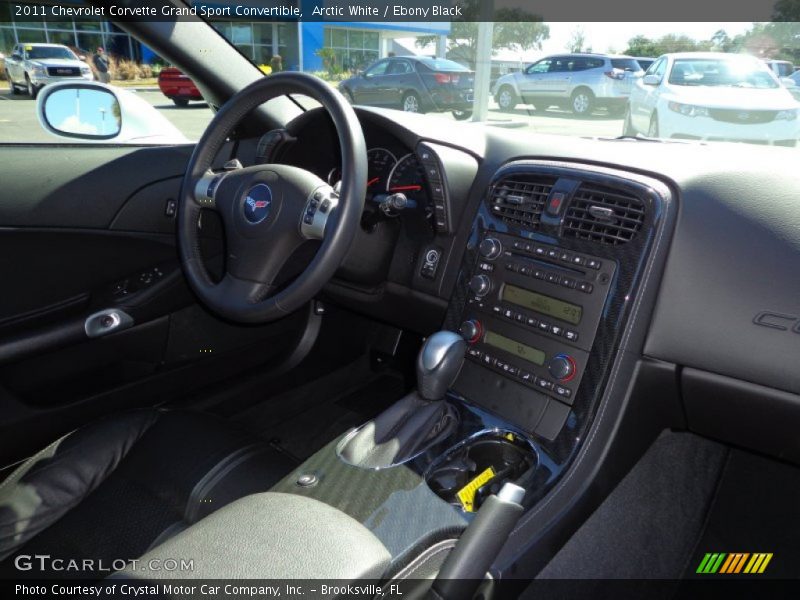 Arctic White / Ebony Black 2011 Chevrolet Corvette Grand Sport Convertible