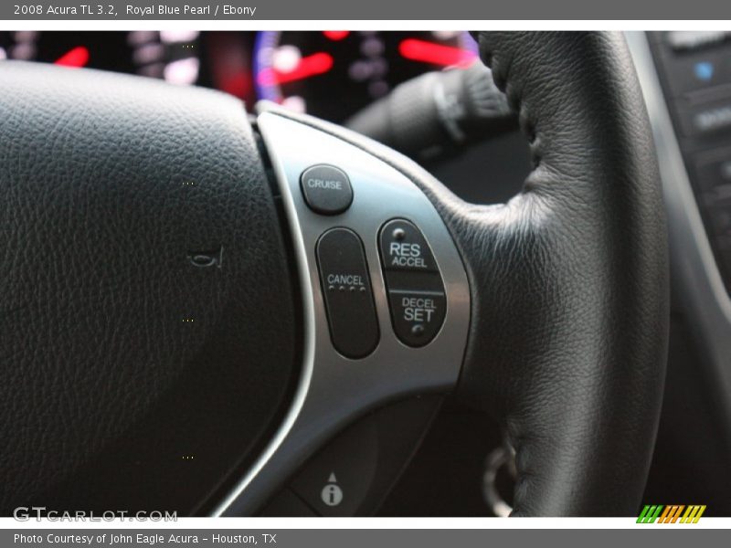 Royal Blue Pearl / Ebony 2008 Acura TL 3.2