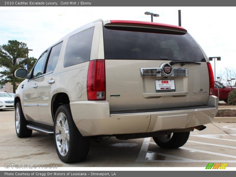 Gold Mist / Ebony 2010 Cadillac Escalade Luxury