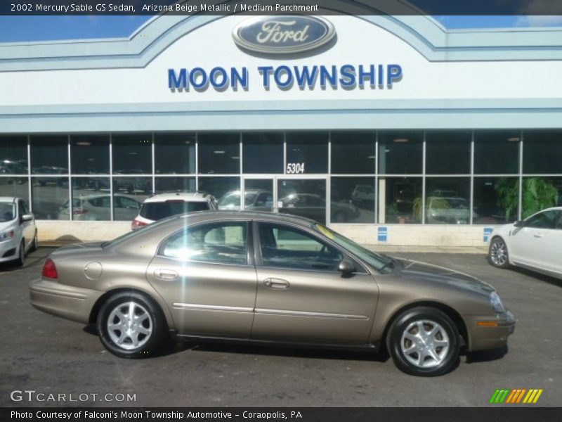 Arizona Beige Metallic / Medium Parchment 2002 Mercury Sable GS Sedan