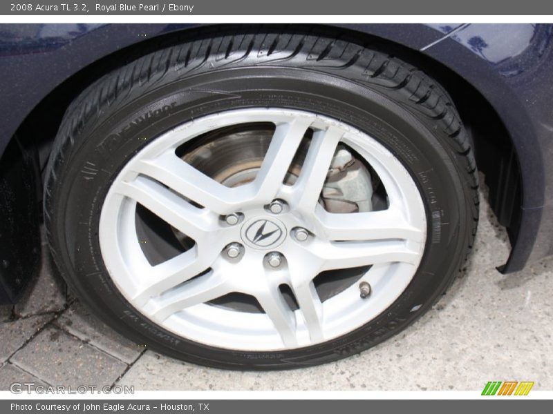 Royal Blue Pearl / Ebony 2008 Acura TL 3.2