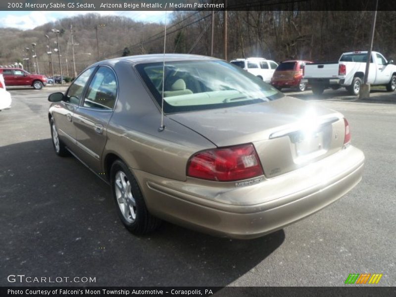 Arizona Beige Metallic / Medium Parchment 2002 Mercury Sable GS Sedan