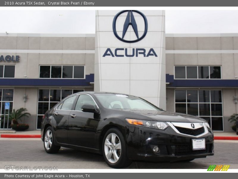 Crystal Black Pearl / Ebony 2010 Acura TSX Sedan