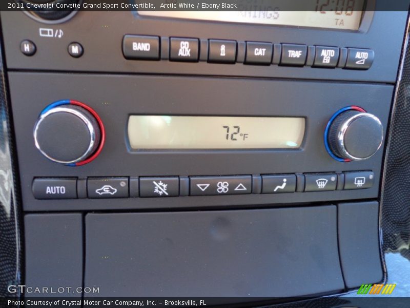 Controls of 2011 Corvette Grand Sport Convertible
