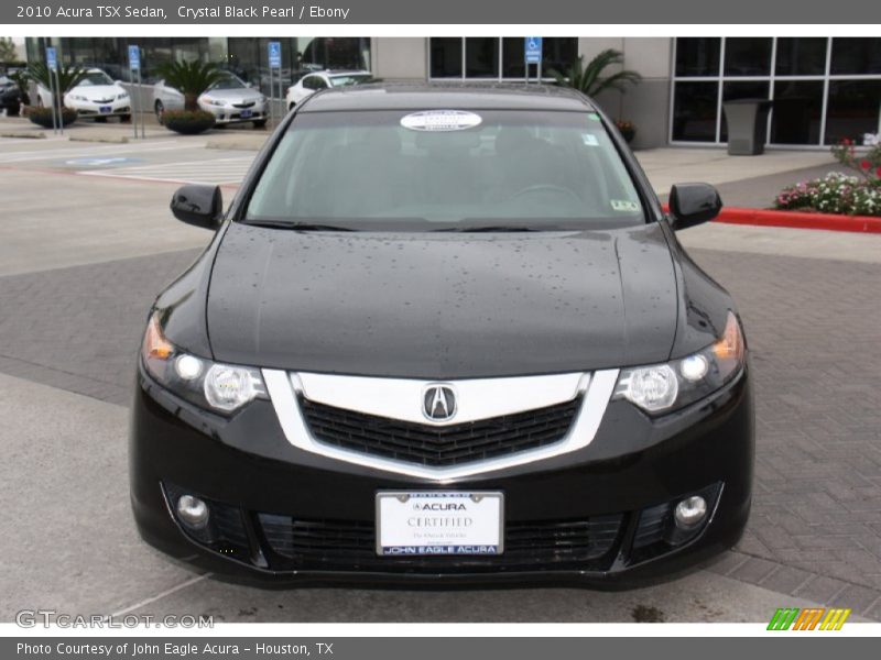 Crystal Black Pearl / Ebony 2010 Acura TSX Sedan