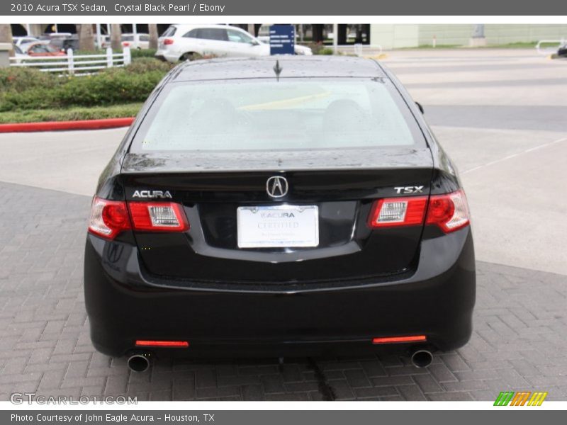 Crystal Black Pearl / Ebony 2010 Acura TSX Sedan