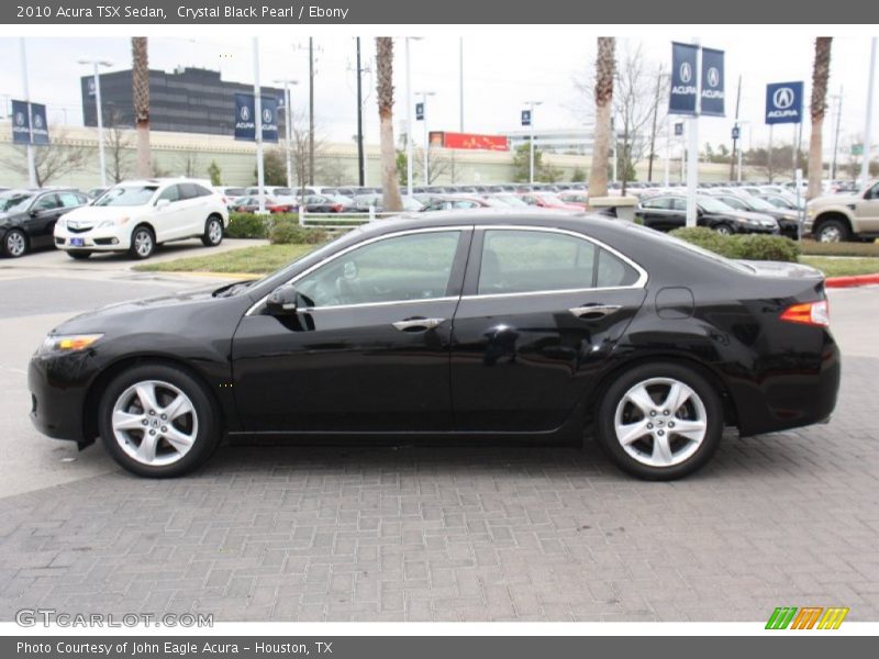 Crystal Black Pearl / Ebony 2010 Acura TSX Sedan