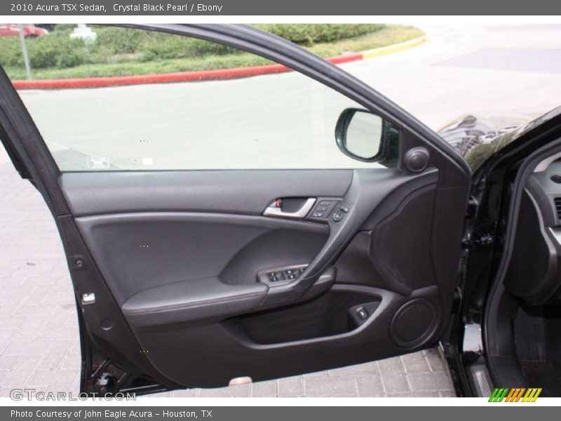 Crystal Black Pearl / Ebony 2010 Acura TSX Sedan