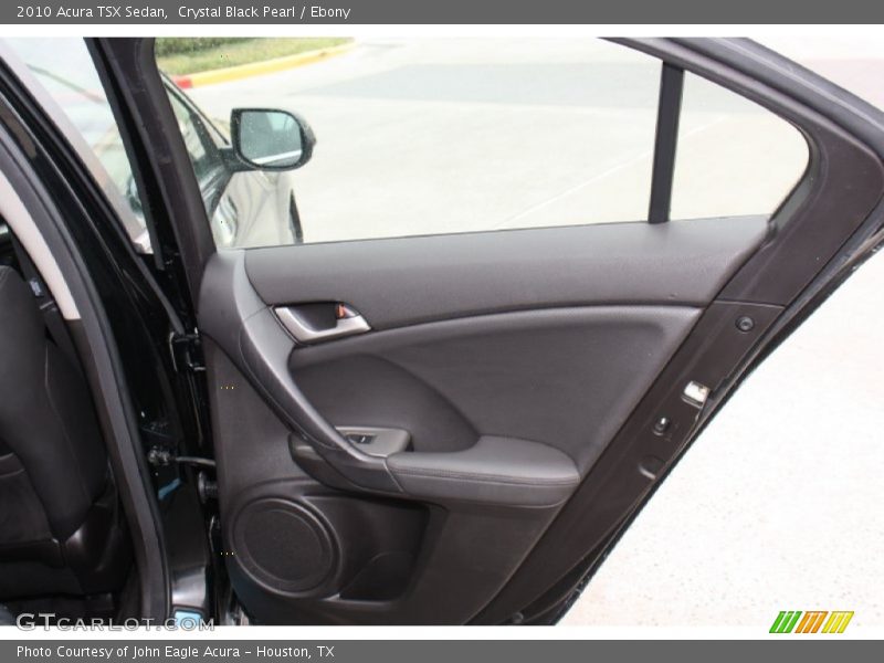 Crystal Black Pearl / Ebony 2010 Acura TSX Sedan