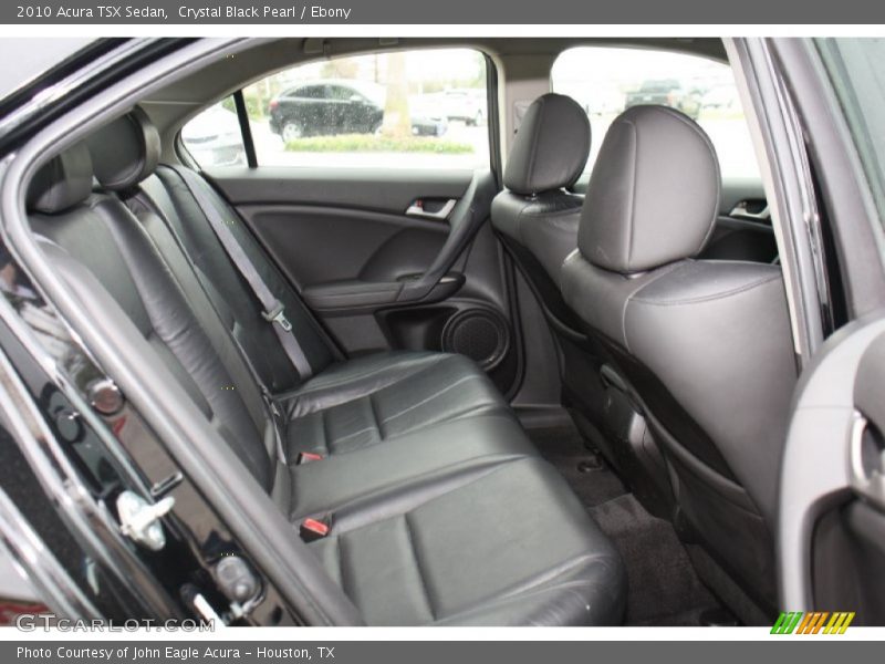 Crystal Black Pearl / Ebony 2010 Acura TSX Sedan