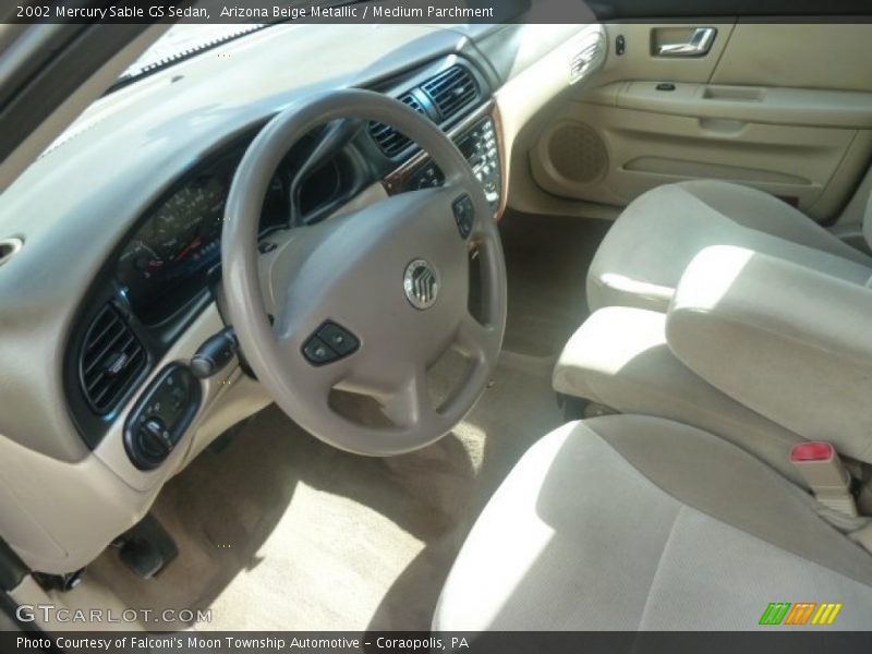 Arizona Beige Metallic / Medium Parchment 2002 Mercury Sable GS Sedan