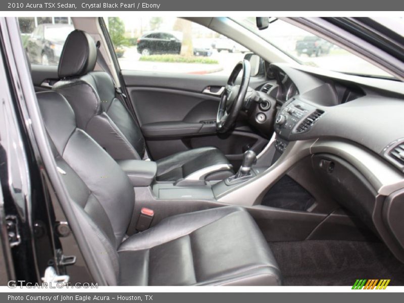 Crystal Black Pearl / Ebony 2010 Acura TSX Sedan