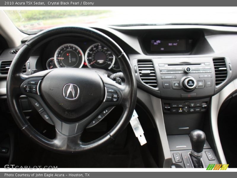 Crystal Black Pearl / Ebony 2010 Acura TSX Sedan