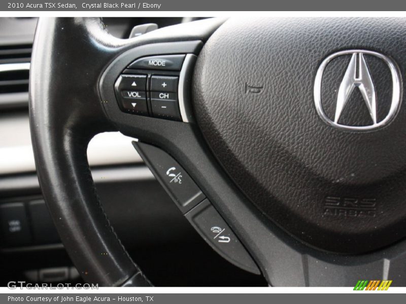 Crystal Black Pearl / Ebony 2010 Acura TSX Sedan