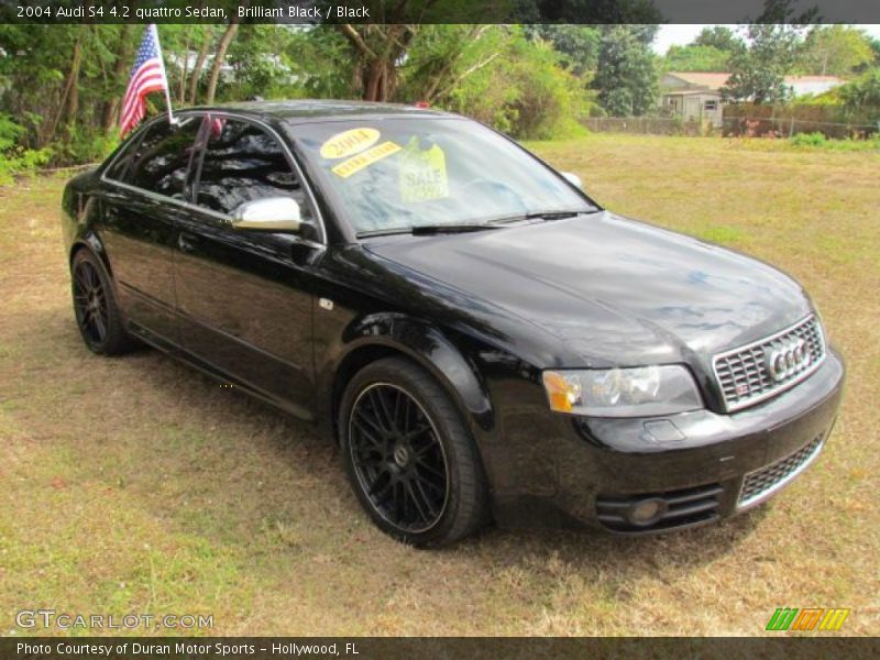 Brilliant Black / Black 2004 Audi S4 4.2 quattro Sedan