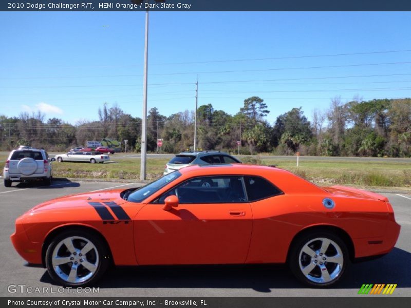 HEMI Orange / Dark Slate Gray 2010 Dodge Challenger R/T