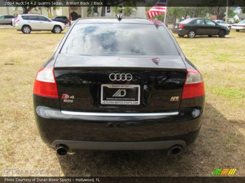 Brilliant Black / Black 2004 Audi S4 4.2 quattro Sedan