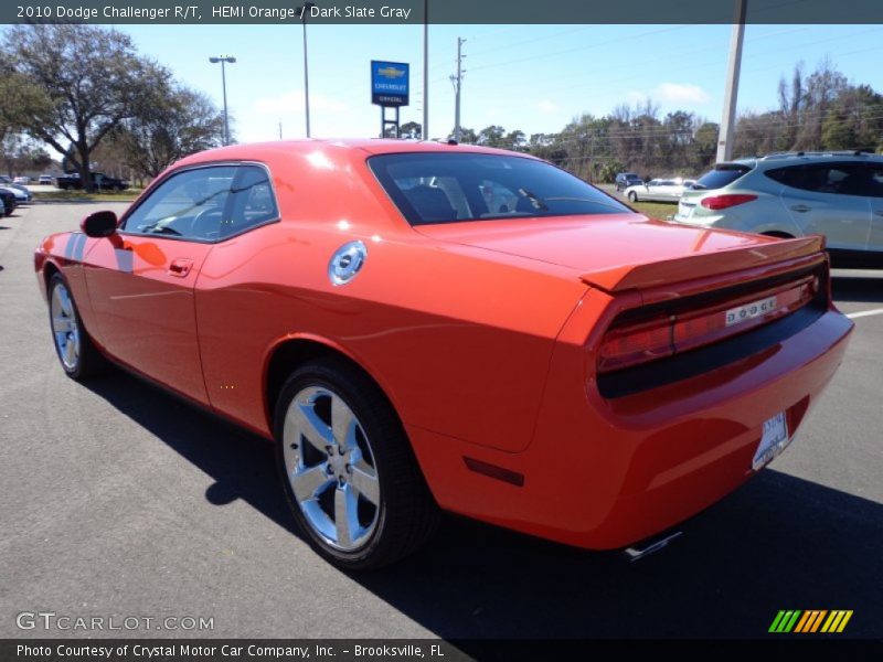HEMI Orange / Dark Slate Gray 2010 Dodge Challenger R/T
