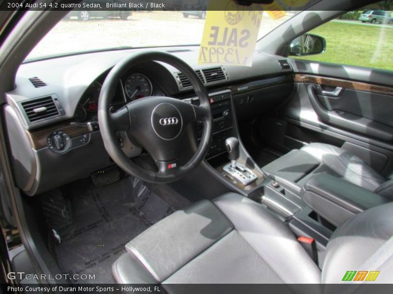 Black Interior - 2004 S4 4.2 quattro Sedan 