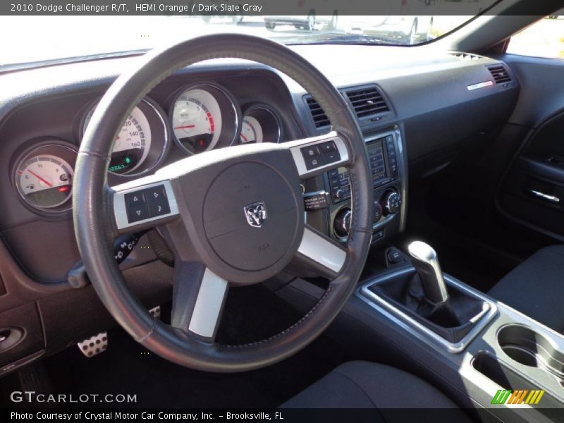HEMI Orange / Dark Slate Gray 2010 Dodge Challenger R/T