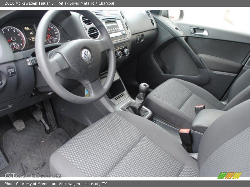 Reflex Silver Metallic / Charcoal 2010 Volkswagen Tiguan S