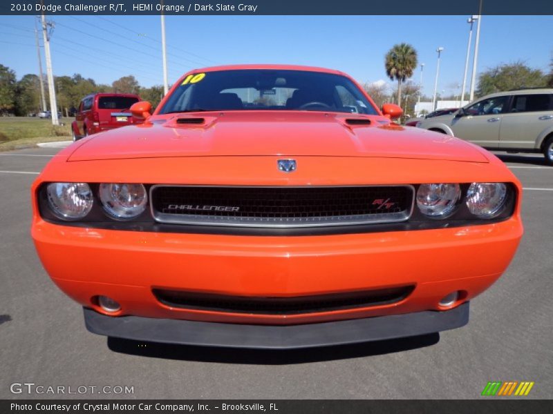 HEMI Orange / Dark Slate Gray 2010 Dodge Challenger R/T