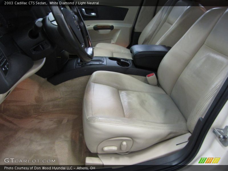 White Diamond / Light Neutral 2003 Cadillac CTS Sedan