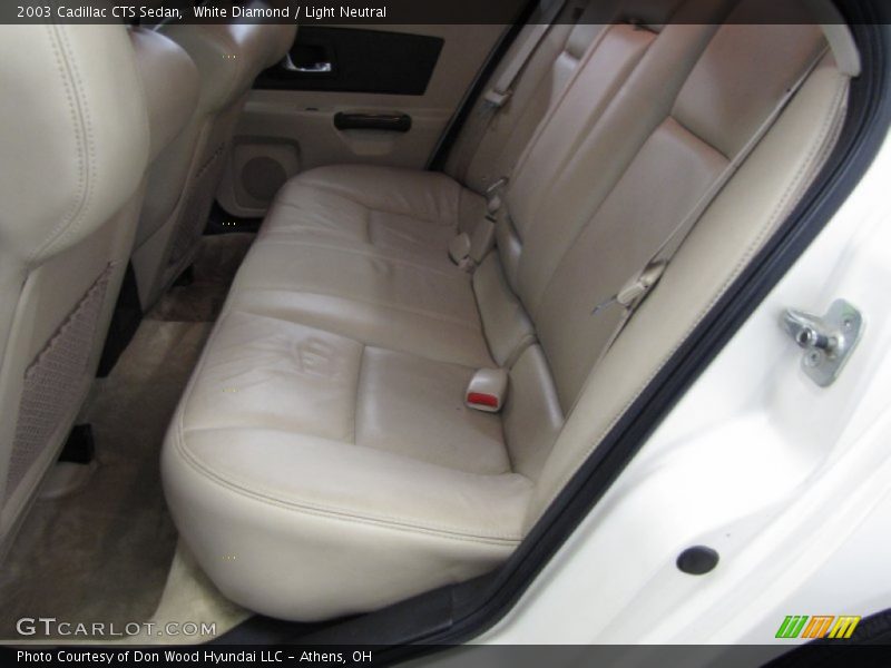 White Diamond / Light Neutral 2003 Cadillac CTS Sedan