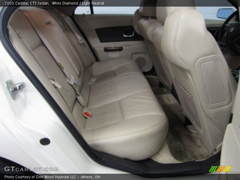White Diamond / Light Neutral 2003 Cadillac CTS Sedan