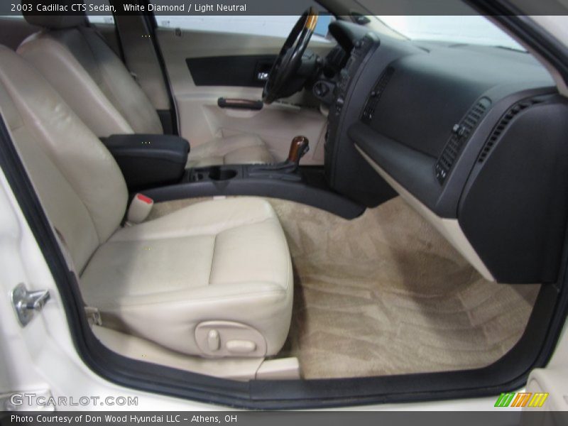 White Diamond / Light Neutral 2003 Cadillac CTS Sedan