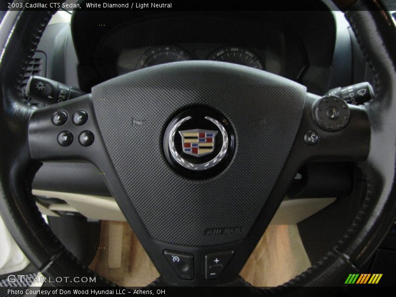 White Diamond / Light Neutral 2003 Cadillac CTS Sedan