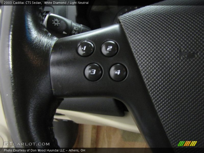 White Diamond / Light Neutral 2003 Cadillac CTS Sedan