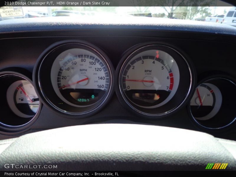 HEMI Orange / Dark Slate Gray 2010 Dodge Challenger R/T