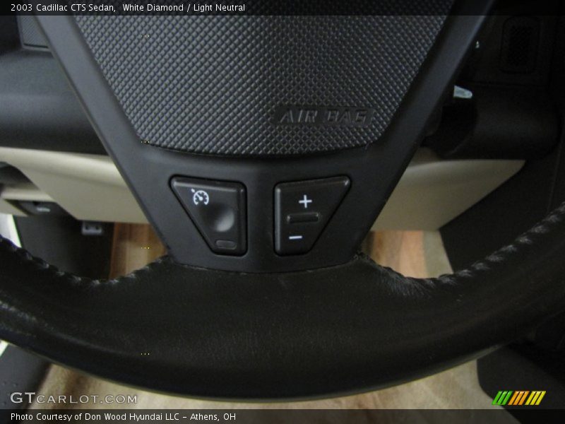 White Diamond / Light Neutral 2003 Cadillac CTS Sedan