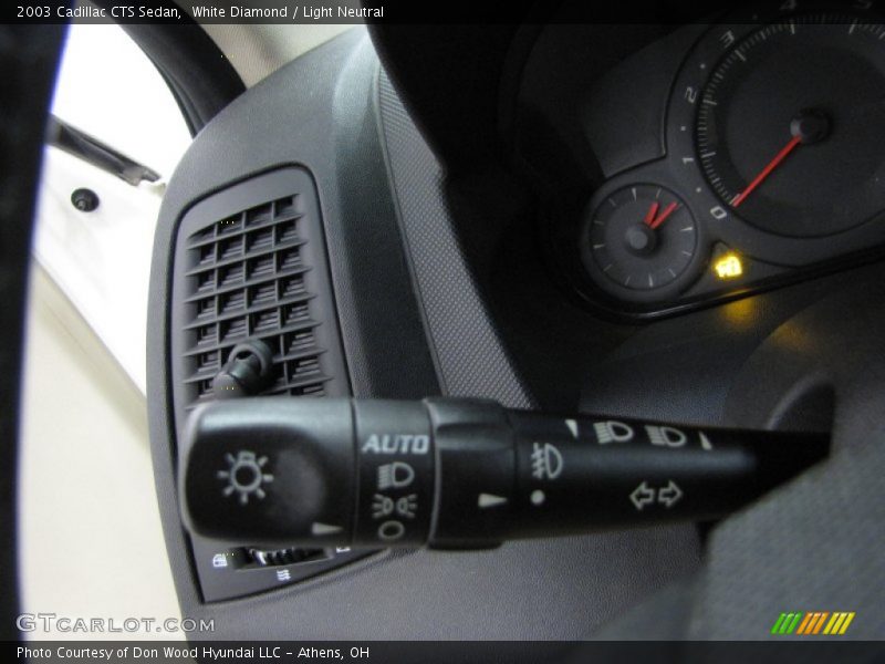 White Diamond / Light Neutral 2003 Cadillac CTS Sedan