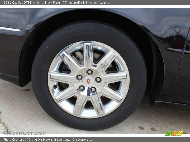Black Raven / Titanium/Dark Titanium Accents 2011 Cadillac DTS Premium