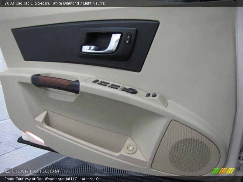 White Diamond / Light Neutral 2003 Cadillac CTS Sedan