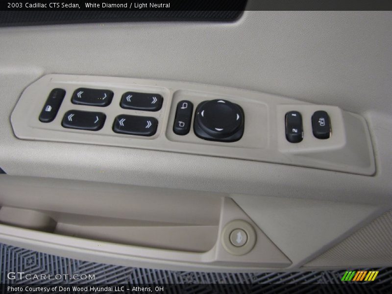 White Diamond / Light Neutral 2003 Cadillac CTS Sedan
