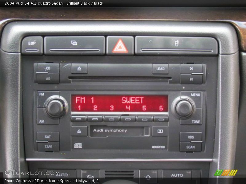 Audio System of 2004 S4 4.2 quattro Sedan