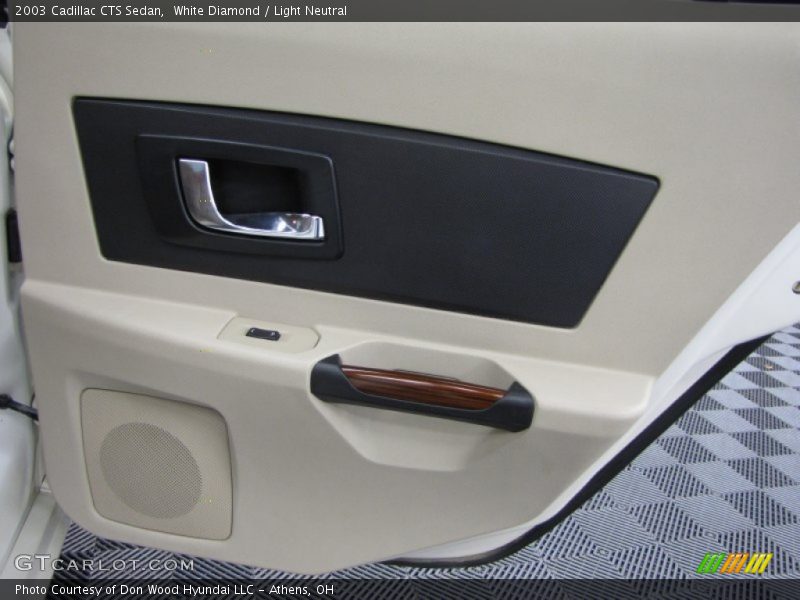 White Diamond / Light Neutral 2003 Cadillac CTS Sedan