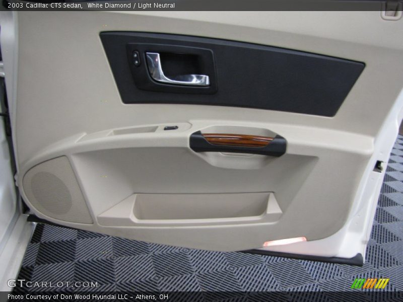 White Diamond / Light Neutral 2003 Cadillac CTS Sedan