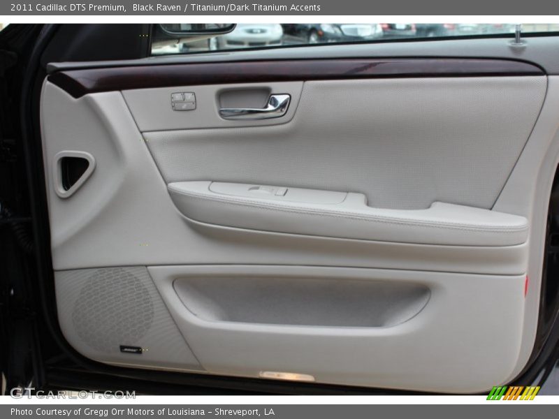 Black Raven / Titanium/Dark Titanium Accents 2011 Cadillac DTS Premium