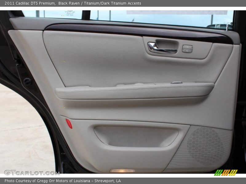 Black Raven / Titanium/Dark Titanium Accents 2011 Cadillac DTS Premium